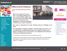 Tablet Screenshot of hobbyhuis.nl